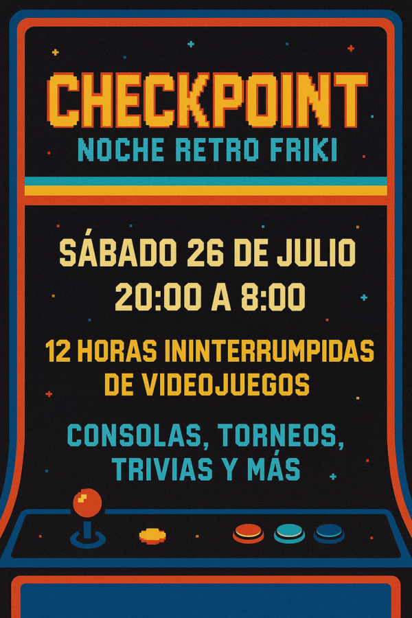 CHECKPOINT- NOCHE RETRO FRIKI