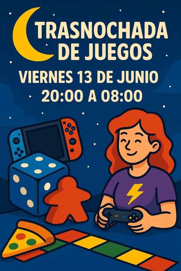 Trasnochada de juegos de mesa 13/6 20h