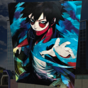 Poster 3D - Dabi / Tomura Shigaraki / Himiko Toga - Boku No Hero / My Hero Academia