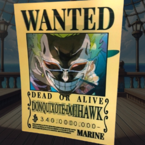 Poster 3D - Crocodile / Dracule Mihawk / Donquixote Doflamingo - One Piece