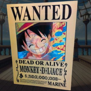 Poster 3D - Portgas D. Ace / Luffy / Sabo - One Piece