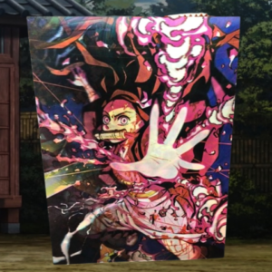 Poster 3D - Tanjiro / Nezuko / Zenitsu - Demon Slayer
