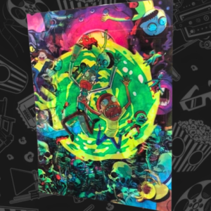Poster 3D - Rick y Morty