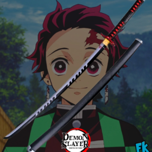 Katana Tanjiro (Metal) - Demon Slayer