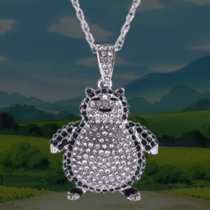 Collar Snorlax Plateada
