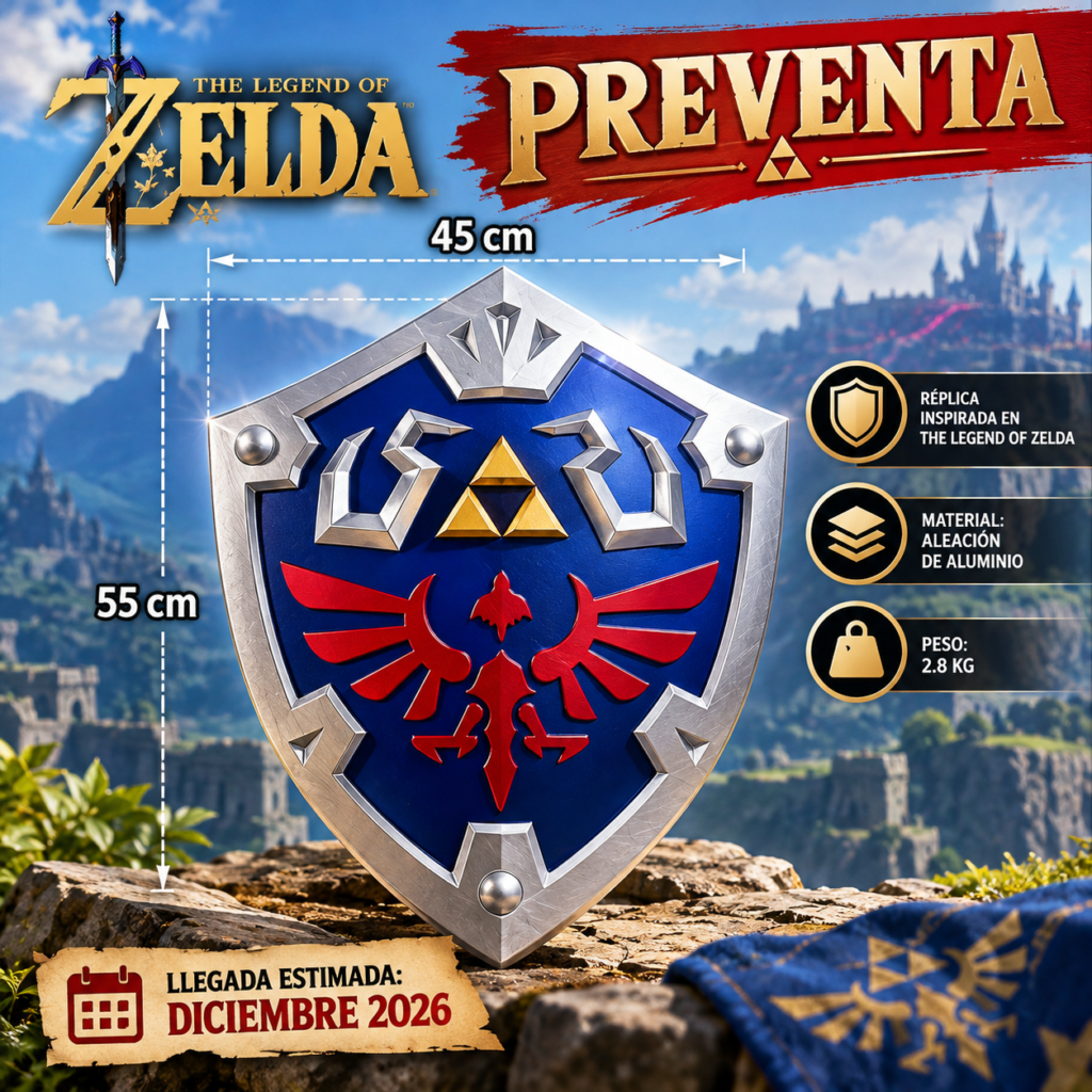 ESCUDO ZELDA PREVENTA