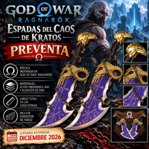 ESPADAS DEL CAOS DE KRATOS – GOD OF WAR RAGNARÖK | PREVENTA