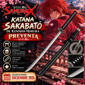 KATANA KENSHIN HIMURA SAKABATŌ – SAMURAI X | PREVENTA