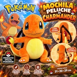 Mochila de Peluche Charmander – Pokémon Oficial
