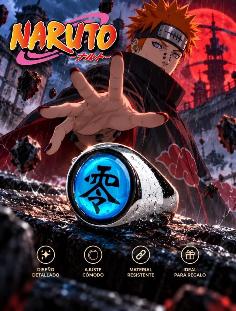 Anillo Pain Akatsuki – Naruto Shippuden